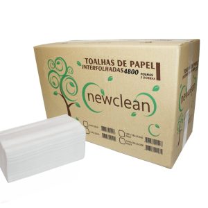 Papel Toalha Interfolha Luxo Ecominas 20×21 – Caixa com 4.800 Folhas