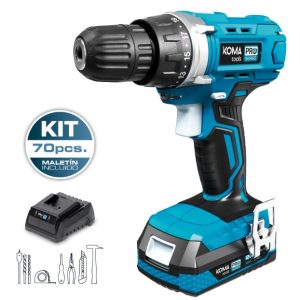 Koma Tools – Kit Berbequim/Aparafusador (70 ACESS.) – 20V