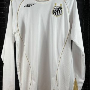 Camisa Santos Umbro 2008 mangas longas branca