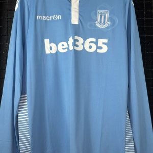 Camisa Stoke City Macron 2016 mangas longas