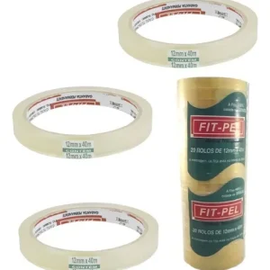 Fita Adesiva Durex Fiti-Pel 12mm x 40m Transparente – unidade