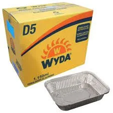 Bandeja de Alumínio Wyda 1150ml (D05) – Caixa com 100 Unidades