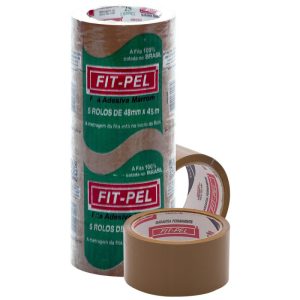 Fita Adesiva Marrom Fiti-Pel – 48mm x 45m – unidade