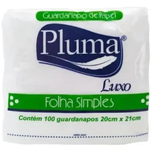 Guardanapo de Mesa Luxo Pluma 20x21cm – Pacote com 100