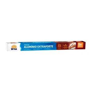 Rolo de Alumínio Wyda Extra Forte – Rolo 60cm x 5,0m – Unidade