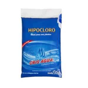 Hipoclorito de Cálcio Cris Água 1kg – Cloro Forte 65% Ativo – Oxidação Máxima