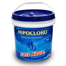 Hipoclorito de Cálcio Cris Água – Balde 10kg – Alto Poder de Oxidação e Desinfecção