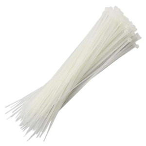 Abraçadeira de Nylon FN Branca 15cm (150mm x 3,6mm) – Pacote com 100 Peças
