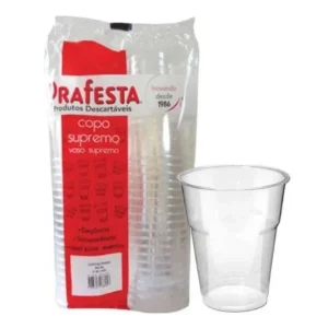 Copo Supremo Prafesta 500ml Cristal – pacote com 30
