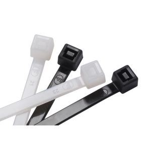 Abraçadeira de Nylon Branca 230mm x 4,8mm (23cm) Reforçada – Pacote com 100 Unidades