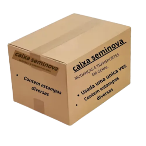Caixa de Papelão para Mudança e Envio 50x40x30 – Sem Furo – unidade