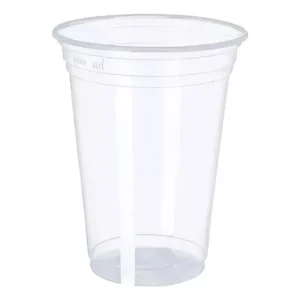Copo Descartável PP 330ml Transparente First – Pacotes com 50