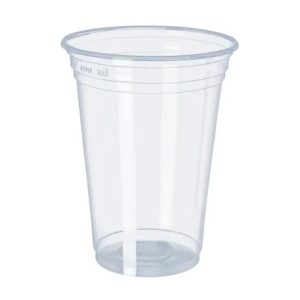 Copo Descartável PP 550ml Transparente First – Pacotes com 50