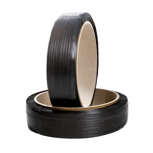 Fita de Arquear Polipropileno (PP) Preta 13mm x 0,6mm – Rolo com 930 Metros (6kg)
