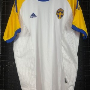 Camisa Suécia Adidas 2002 branca
