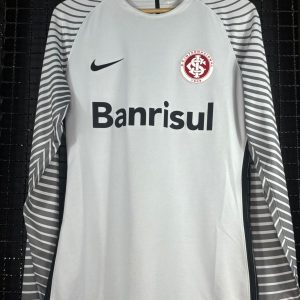 Camisa Internacional Nike 2016 goleiro mangas longas cinza