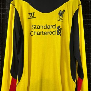 Camisa Liverpool Warrior 2012 Pepe Reina goleiro mangas longas