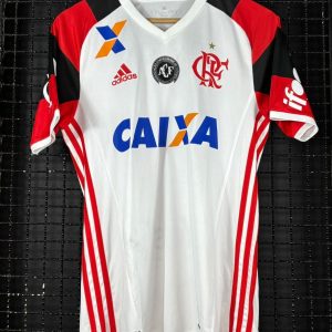 Camisa Flamengo Adidas 2016 homenagem Chapecoense Thiago Santos