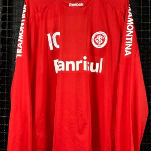 Camisa Internacional Reebok 2009 Dalessandro mangas longas vermelha
