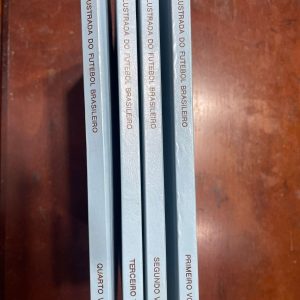 Livro A História Ilustrada do Futebol Brasileiro 4 Volumes