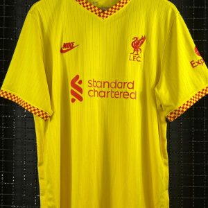 Camisa Liverpool Nike 2021 Diogo Jota terceiro uniforme