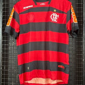 Camisa Flamengo Olympikus 2011 Ronaldinho Gaúcho rubro-negra
