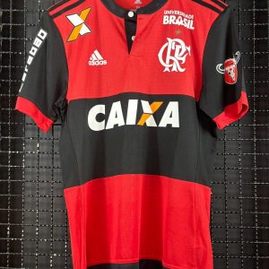 Camisa Flamengo Adidas 2017 Geuvânio rubro-negra