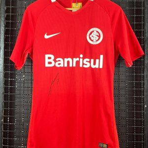 Camisa Internacional Nike 2016 Nico Lopez autografada