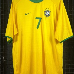 Camisa Brasil Nike 2000 Elber amarela