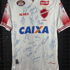 Camisa Vila Nova – GO Numer 2018 autografada elenco