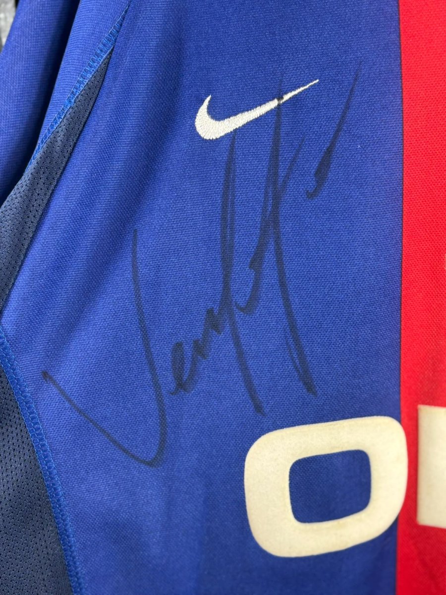 Camisa Paris Saint-Germain Nike 2000 Vampeta autografada - Image 4