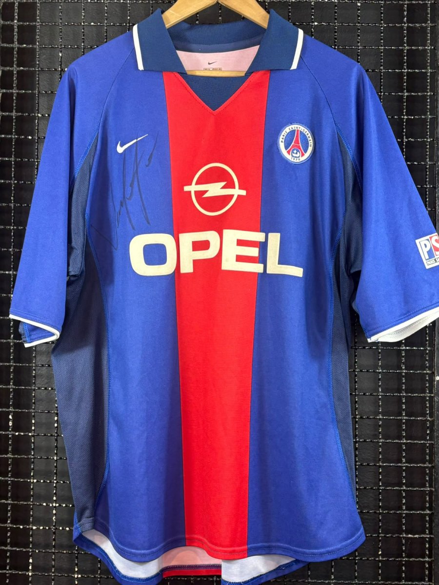 Camisa Paris Saint-Germain Nike 2000 Vampeta autografada - Image 2