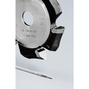 Fresa Para Ranhuras Em V Hw 118×14-90°/Alu