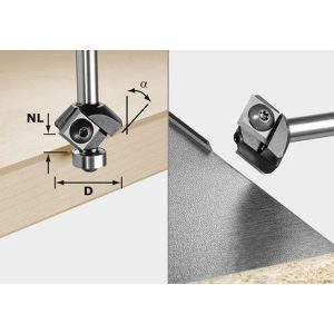 Lâminas Reversíveis Para Fresa De Chanfrar S8 Hw 45° D27 12×12 Kl