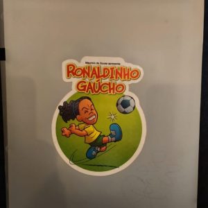 Kit imprensa lançamento gibi Ronaldinho Gaúcho